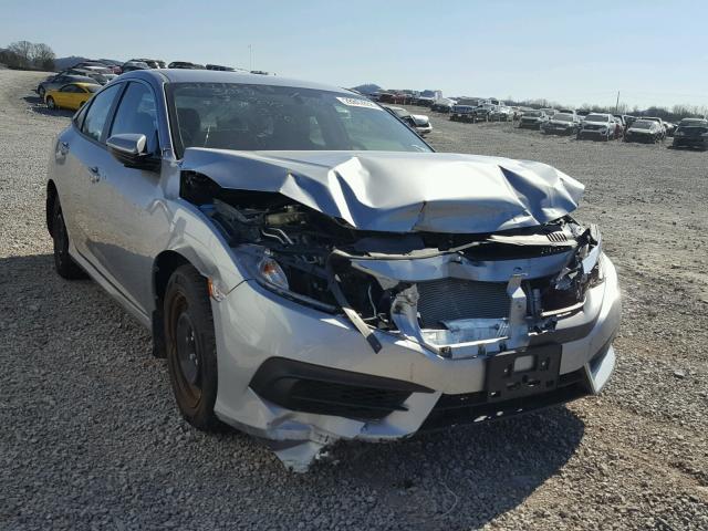 19XFC2F5XHE210222 - 2017 HONDA CIVIC LX SILVER photo 1