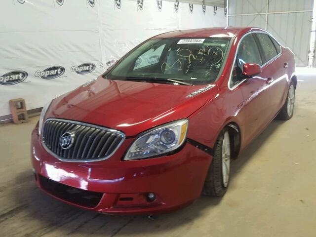 1G4PS5SK8H4114865 - 2017 BUICK VERANO RED photo 2