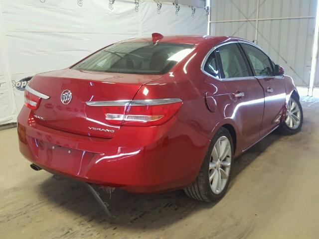 1G4PS5SK8H4114865 - 2017 BUICK VERANO RED photo 4