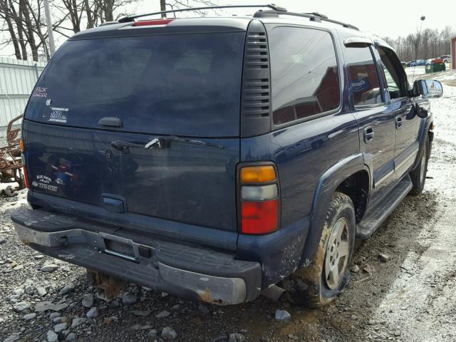 1GNEK13T66J114686 - 2006 CHEVROLET TAHOE K150 BLUE photo 4