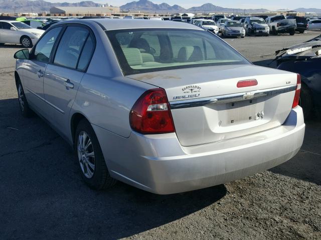 1G1ZS58F07F175968 - 2007 CHEVROLET MALIBU LS SILVER photo 3