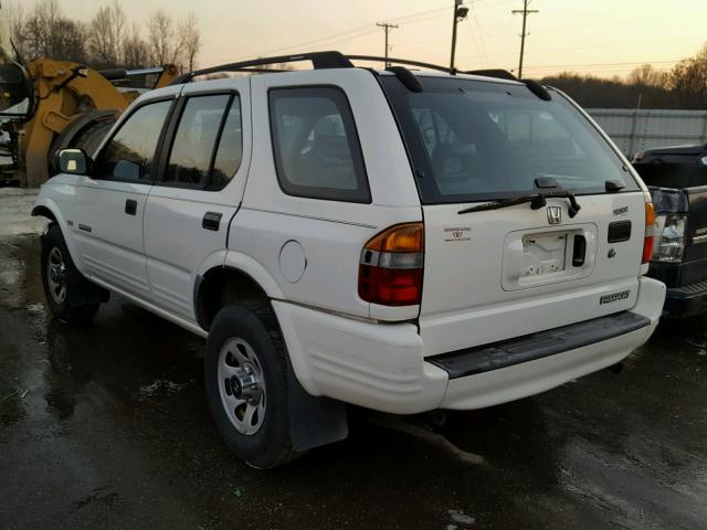 4S6CK58W9X4413327 - 1999 HONDA PASSPORT E WHITE photo 3