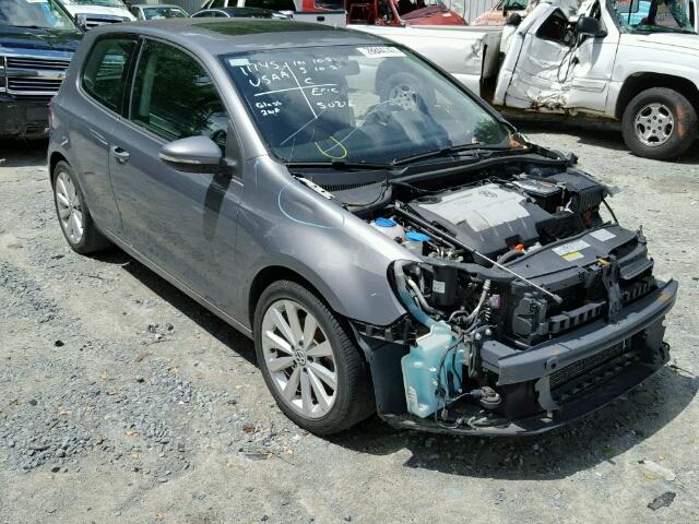 WVWMM7AJ3CW158338 - 2012 VOLKSWAGEN GOLF GRAY photo 1