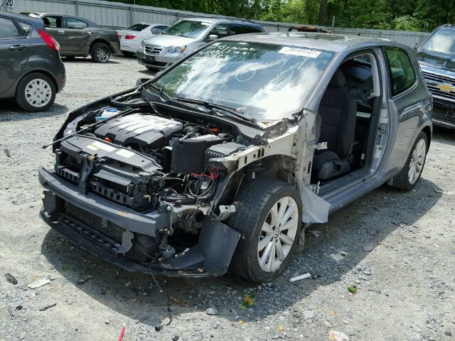WVWMM7AJ3CW158338 - 2012 VOLKSWAGEN GOLF 灰色 照片 2