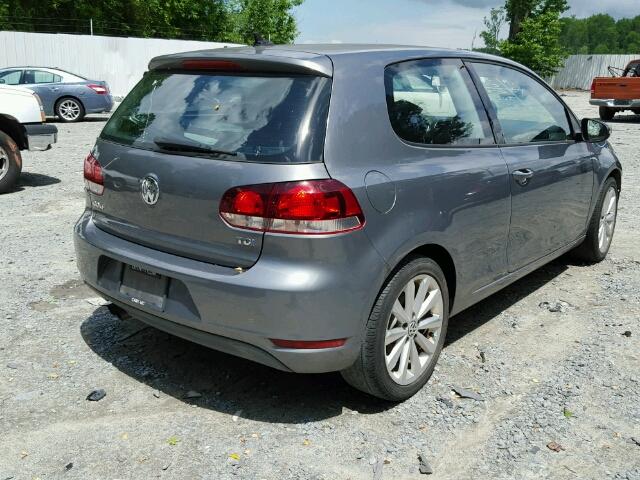 WVWMM7AJ3CW158338 - 2012 VOLKSWAGEN GOLF 灰色 照片 4