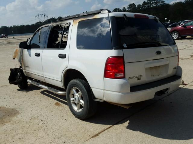 1FMZU63K05UB34790 - 2005 FORD EXPLORER X WHITE photo 3