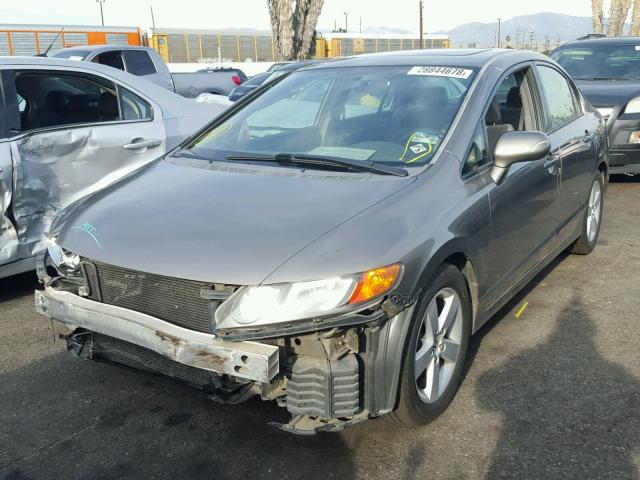 JHMFA16896S009771 - 2006 HONDA CIVIC EX GRAY photo 2