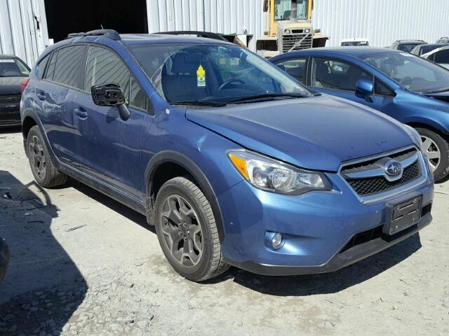 JF2GPACC5E8330698 - 2014 SUBARU XV CROSSTR BLUE photo 1