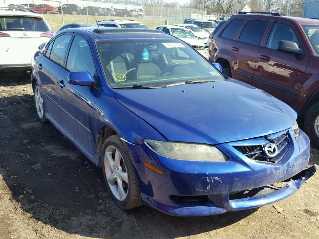 1YVHP84C455M73437 - 2005 MAZDA 6 I BLUE photo 1