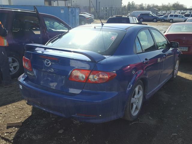 1YVHP84C455M73437 - 2005 MAZDA 6 I BLUE photo 4