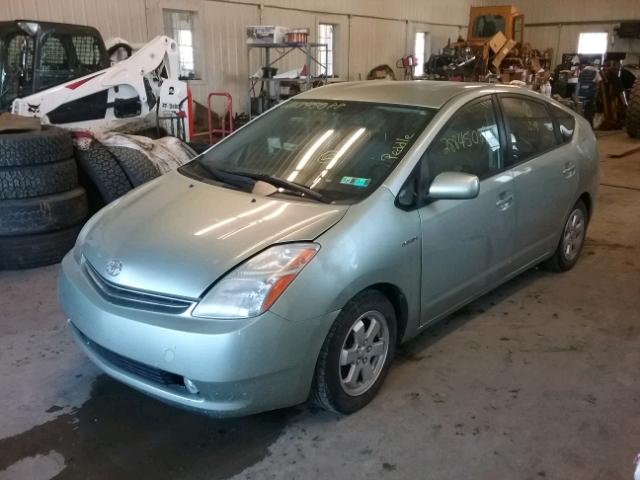 JTDKB20U277563165 - 2007 TOYOTA PRIUS GREEN photo 2