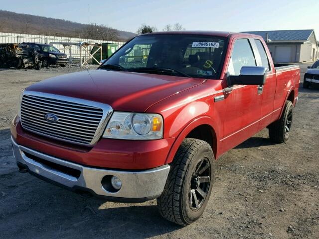 1FTPX14V47FA54737 - 2007 FORD F150 RED photo 2