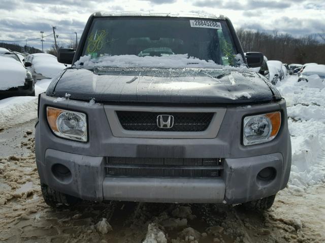 5J6YH28374L009900 - 2004 HONDA ELEMENT LX BLACK photo 9