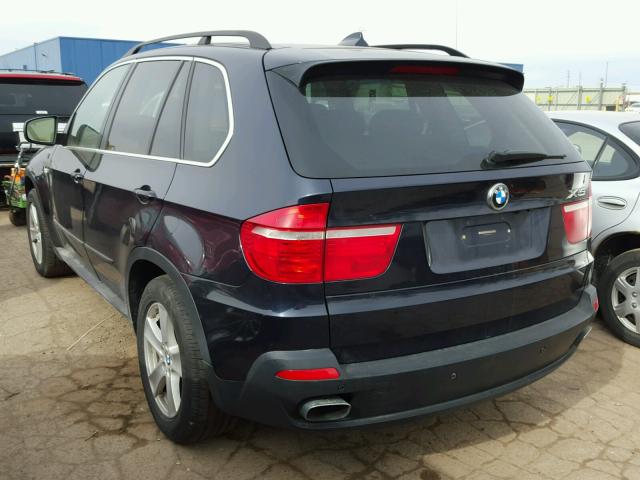 5UXFE83508L167386 - 2008 BMW X5 4.8I BLUE photo 3