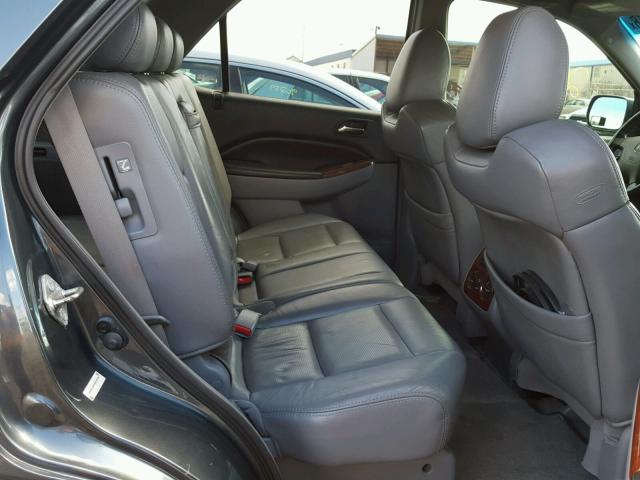 2HNYD18995H533798 - 2005 ACURA MDX TOURIN GRAY photo 6