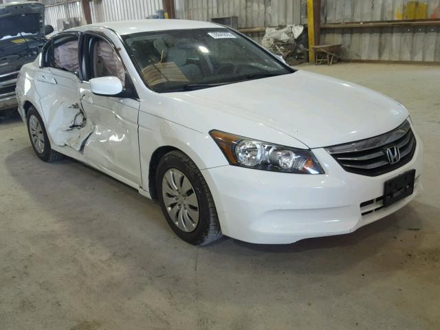 1HGCP2F33CA202532 - 2012 HONDA ACCORD LX WHITE photo 1