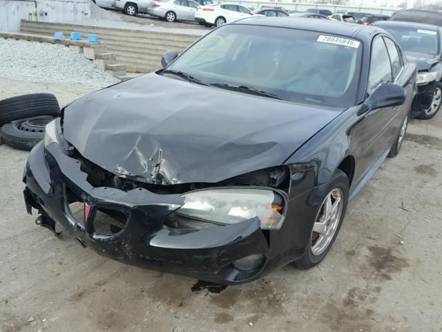 2G2WS522541231376 - 2004 PONTIAC GRAND PRIX BLACK photo 2