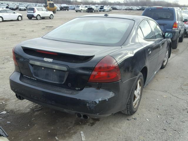 2G2WS522541231376 - 2004 PONTIAC GRAND PRIX BLACK photo 4