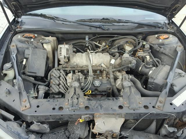 2G2WS522541231376 - 2004 PONTIAC GRAND PRIX BLACK photo 7