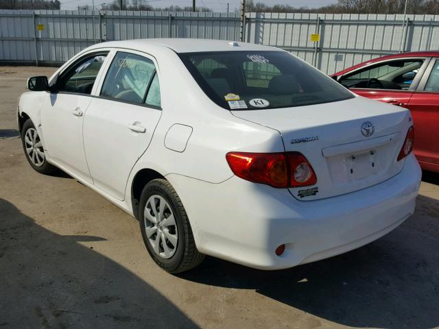 JTDBU4EE4AJ075109 - 2010 TOYOTA COROLLA BA WHITE photo 3