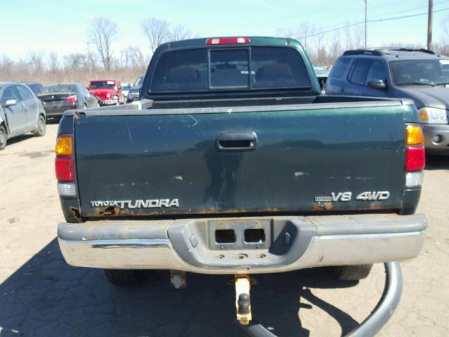 5TBBT44182S221428 - 2002 TOYOTA TUNDRA ACC GREEN photo 6