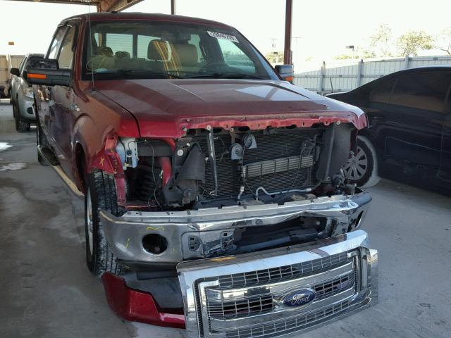 1FTFW1EF7EKD01520 - 2014 FORD F150 SUPER RED photo 1