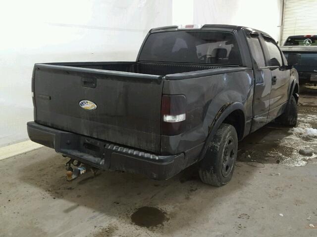 1FTRX14W16FA72953 - 2006 FORD F150 CHARCOAL photo 4