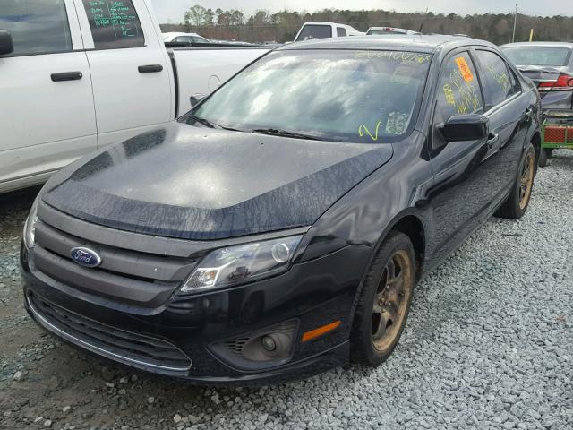 3FAHP0HGXAR333961 - 2010 FORD FUSION SE BLACK photo 2