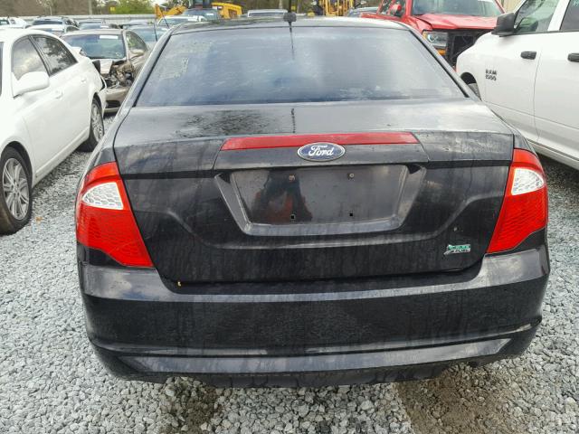 3FAHP0HGXAR333961 - 2010 FORD FUSION SE BLACK photo 9