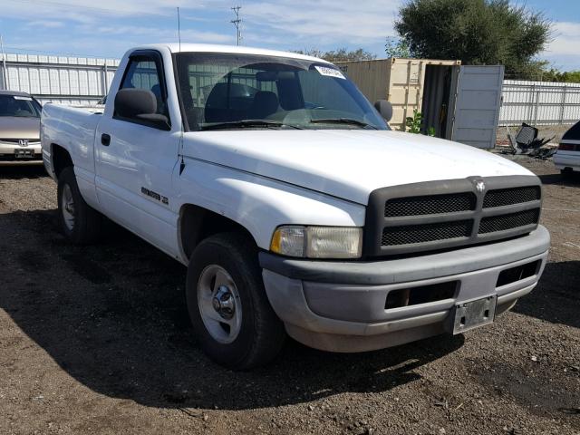 1B7HC16X3YS647934 - 2000 DODGE RAM 1500 WHITE photo 1