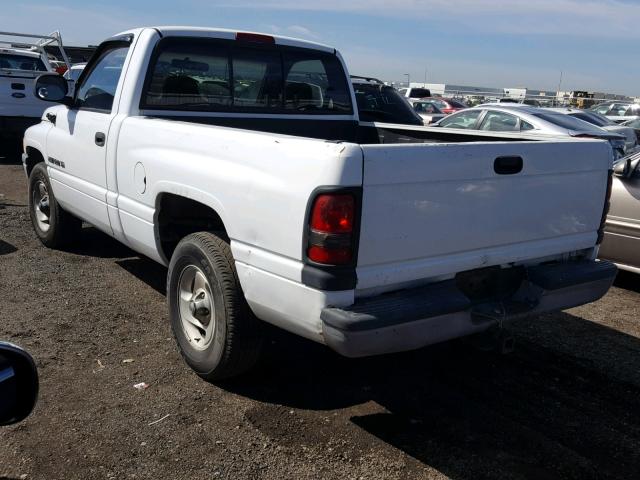 1B7HC16X3YS647934 - 2000 DODGE RAM 1500 WHITE photo 3