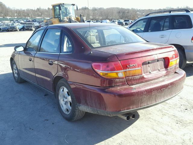 1G8JW54R52Y559275 - 2002 SATURN L300 BURGUNDY photo 3