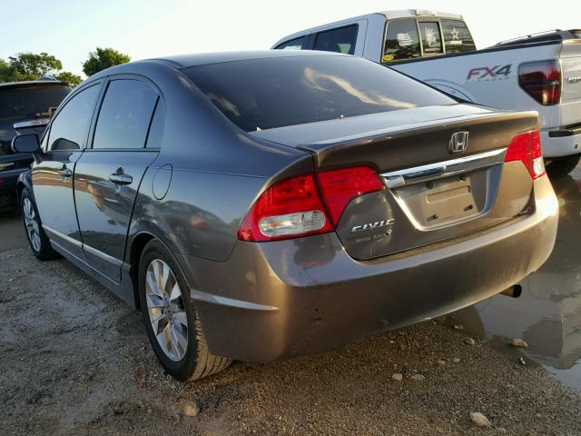 19XFA16909E015380 - 2009 HONDA CIVIC EXL 灰色 照片 3
