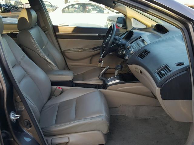 19XFA16909E015380 - 2009 HONDA CIVIC EXL 灰色 照片 5