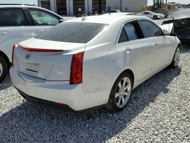 1G6AA5RA6E0103878 - 2014 CADILLAC ATS WHITE photo 4