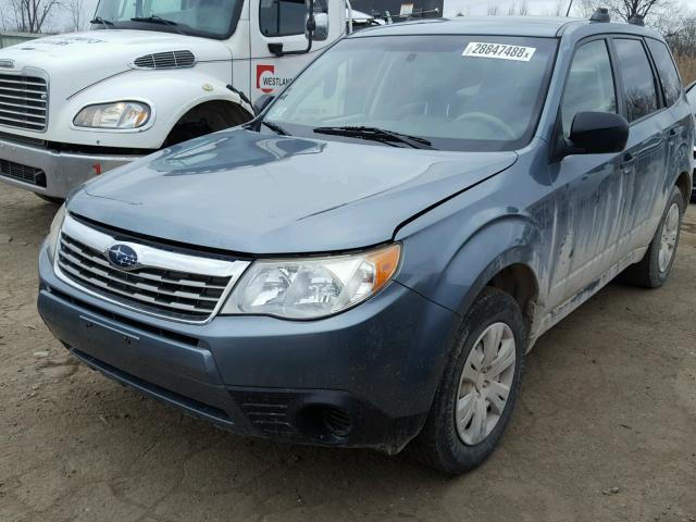 JF2SH61689H703143 - 2009 SUBARU FORESTER 2 GREEN photo 2