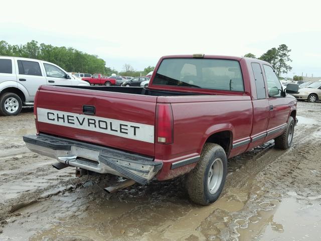 2GCEC19K5P1104036 - 1993 CHEVROLET GMT-400 C1 RED photo 4