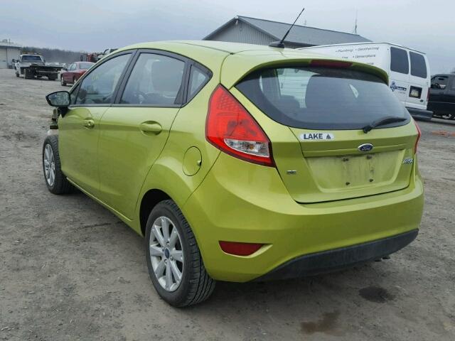 3FADP4EJ4CM101359 - 2012 FORD FIESTA SE GREEN photo 3