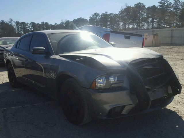 2B3CL1CT3BH588895 - 2011 DODGE CHARGER PO GRAY photo 1