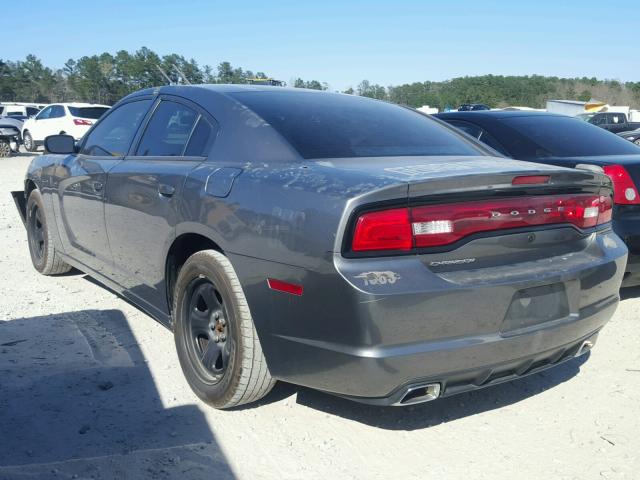 2B3CL1CT3BH588895 - 2011 DODGE CHARGER PO GRAY photo 3