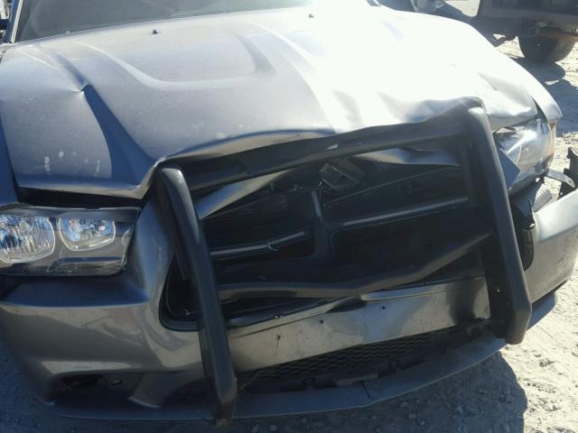 2B3CL1CT3BH588895 - 2011 DODGE CHARGER PO GRAY photo 9