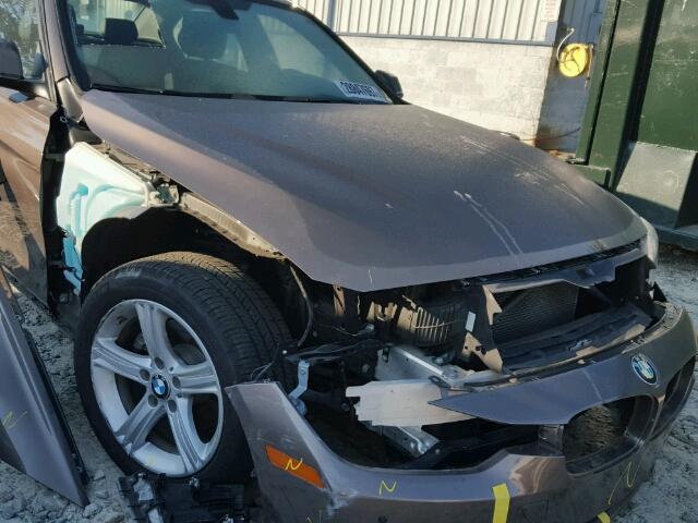 WBA3A5C59EJ465342 - 2014 BMW 328 GRAY photo 9