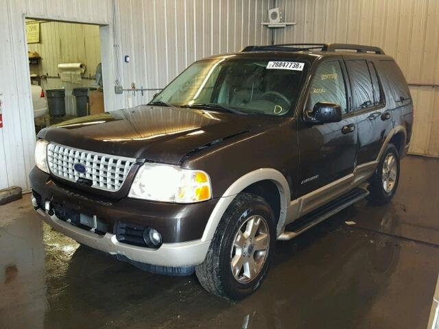 1FMDU74W45UA80332 - 2005 FORD EXPLORER E BROWN photo 2