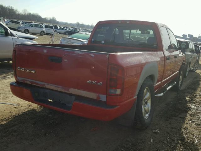 1D7HU18Z52J151158 - 2002 DODGE RAM 1500 RED photo 4