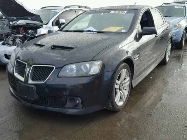 6G2ER57778L131973 - 2008 PONTIAC G8 BLACK photo 2