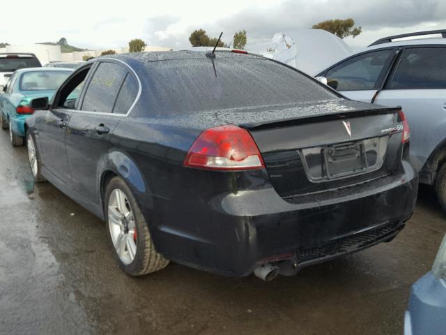 6G2ER57778L131973 - 2008 PONTIAC G8 BLACK photo 3