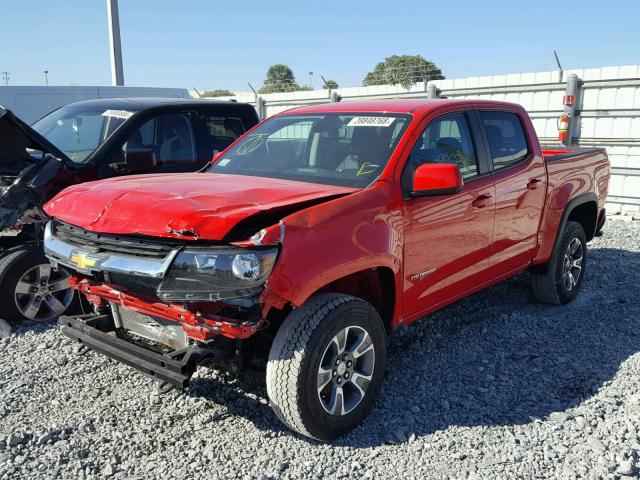 1GCGTCE33F1201632 - 2015 CHEVROLET COLORADO Z RED photo 2