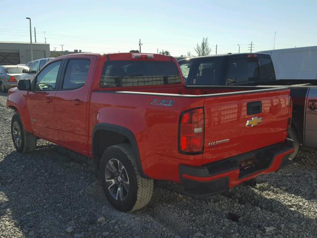 1GCGTCE33F1201632 - 2015 CHEVROLET COLORADO Z RED photo 3