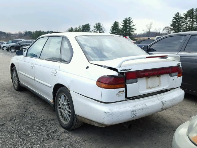 4S3BD675XW7200806 - 1998 SUBARU LEGACY GT WHITE photo 3