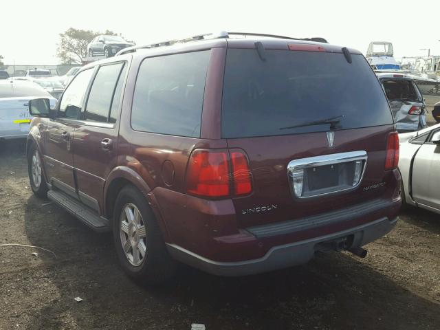 5LMFU27RX4LJ25759 - 2004 LINCOLN NAVIGATOR BURGUNDY photo 3